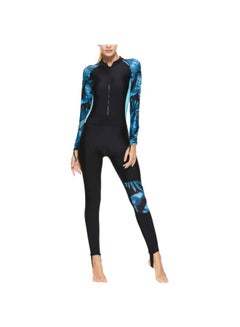 سبارت بدلة غوص واقية من الأشعة فوق البنفسجية مزينة بطبعة - مقاس 3XL 3XL  - Image 1