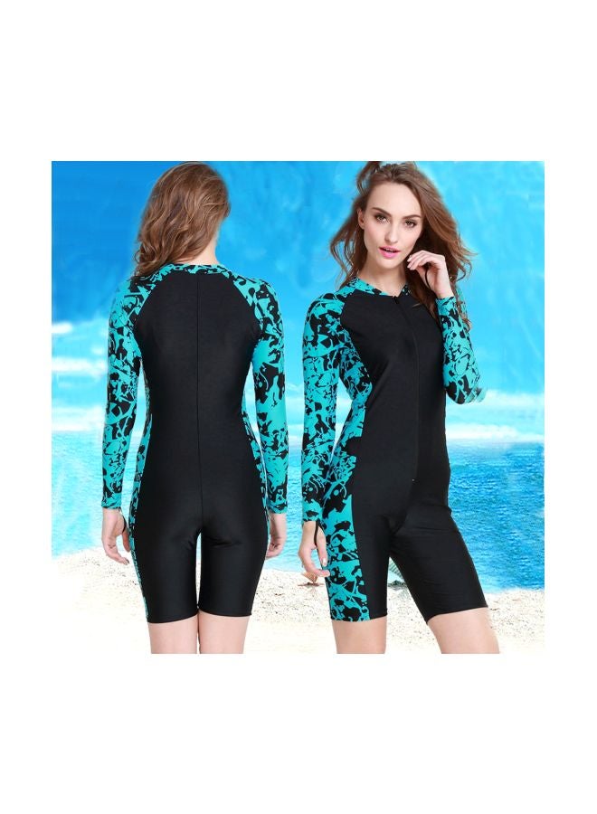سبارت - بدلة غوص مطبوعة بأكمام طويلة XL - Image 1