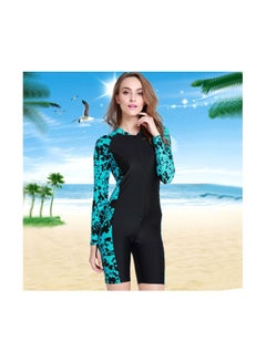 سبارت بدلة غوص بطبعة بأكمام طويلة XXL  - Image 3