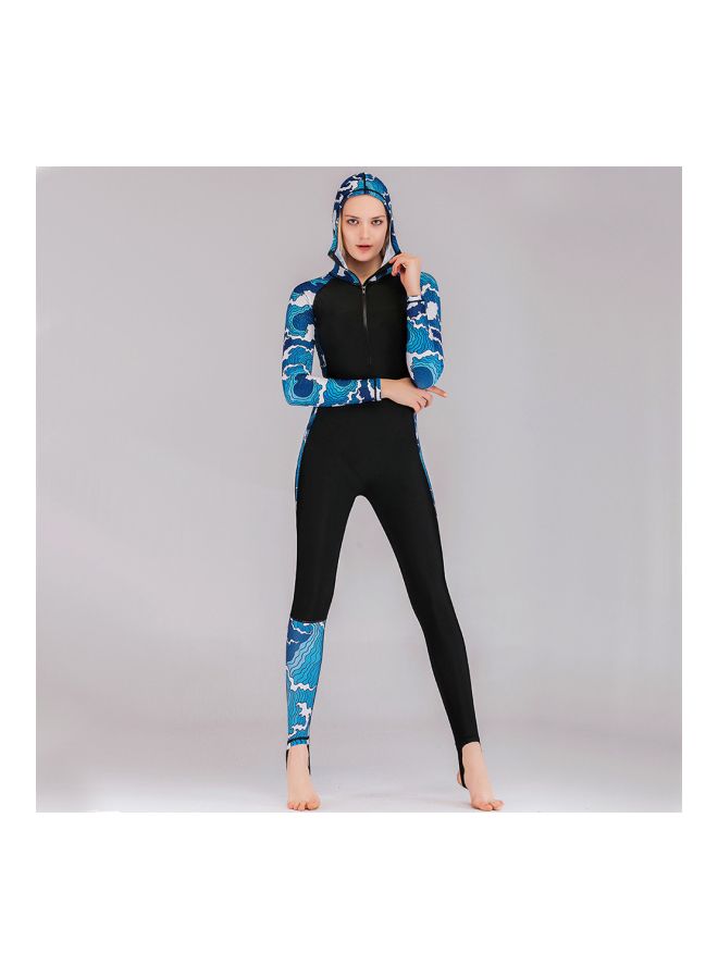 سبارت بدلة غوصٍ واقية من الأشعة فوق البنفسجية بأكمام طويلة مع غطاء 3XL - Image 3