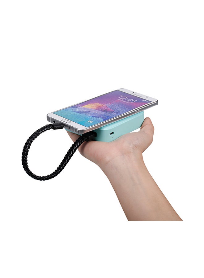 Creative Braiding Bracelet Data Cable Micro USB Interface Black  - Image 4
