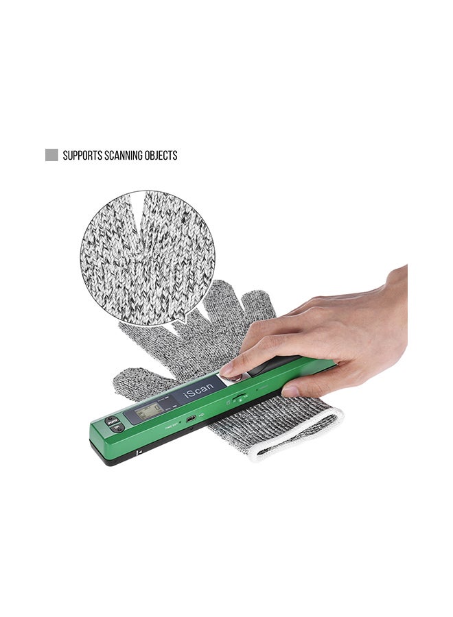 Portable Wireless Scanner Mini Handheld Document Green  - Image 4