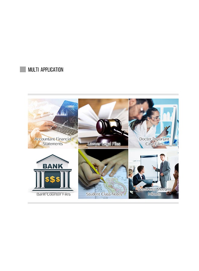 Portable Wireless Scanner Mini Handheld Document Blue  - Image 3