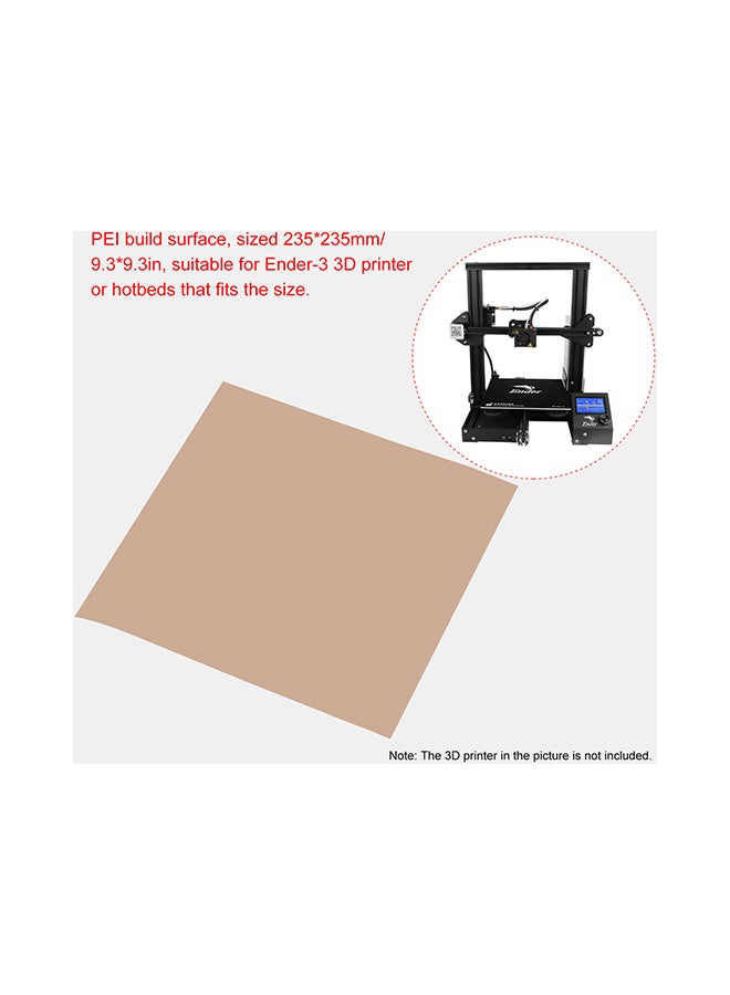 Generic - Pei Build Surface Plate Yellow - Image 1