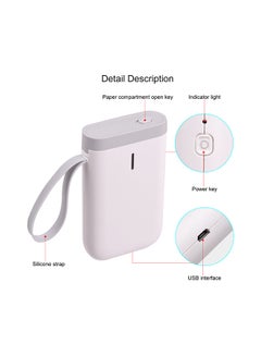 Generic Handheld Name Price Sticker Printer White  - Image 4