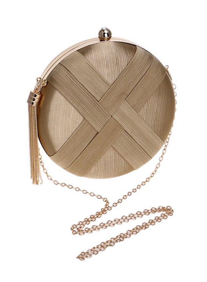 Generic - Stylish Round Clutch Gold - Image 1