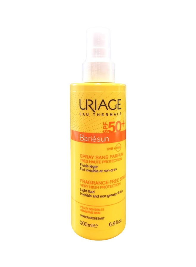 بخاخ باري صن واقٍ من الشمس بعامل حماية SPF 50 200ملليلتر