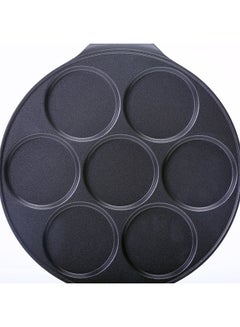 Royalford 7-Slot Die-Cast Non-Stick Danish Pancake Maker With Bakelite Handle Black  - Image 5