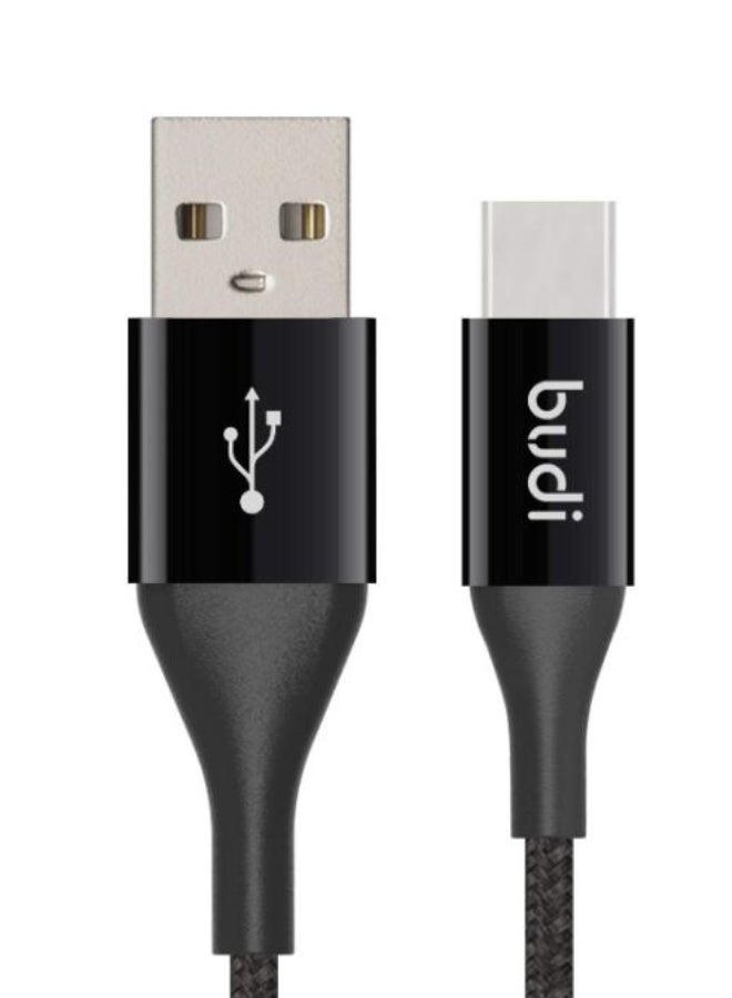 بودي كابل للشحن ونقل البيانات من منفذ 2.0 USB-A إلى USB- C أسود - Image 2