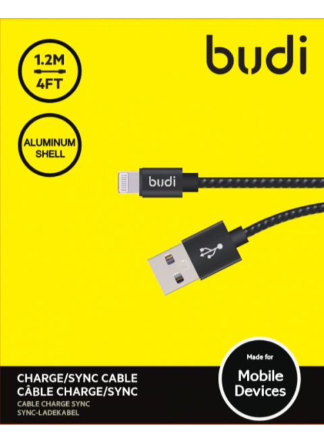 بودي كابل بيانات بغلاف من الألومنيوم أسود - Image 2