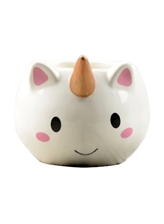 3D Unicorn Coffee Mug White/Gold/Blue