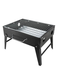 Generic Portable Barbeque Charcoal Grill Black/Silver 35x27.5cm  - Image 3