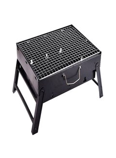 Generic Portable Barbeque Charcoal Grill Black/Silver 35x27.5cm  - Image 2