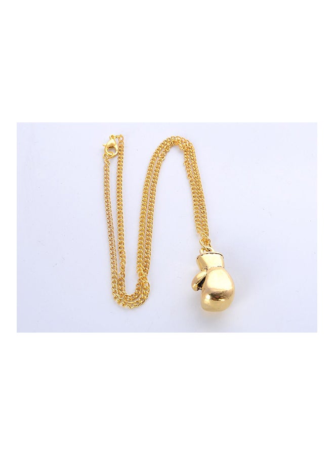 Boxing Gloves Shape Pendant Necklace - Image 2