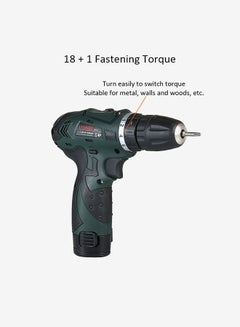 MOSTA Rechargeable Cordless Drill Kit Green 35.5x10x23cm  - Image 2