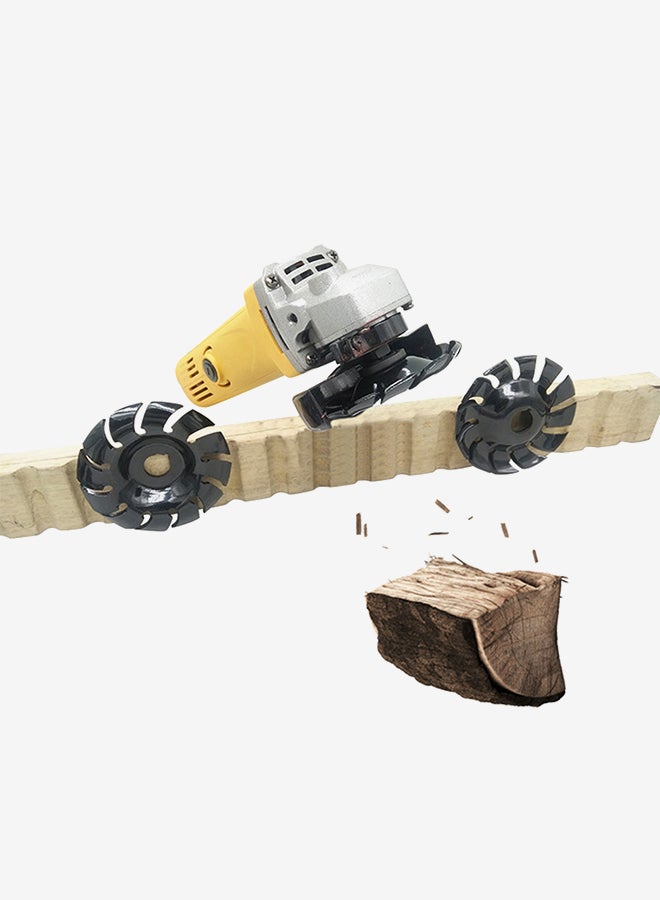 12-Teeth Wood Carving Disc Black - Image 2