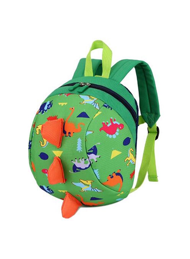 Little Printing Anti-Lost Dinosaur School Bag Green - Image 2