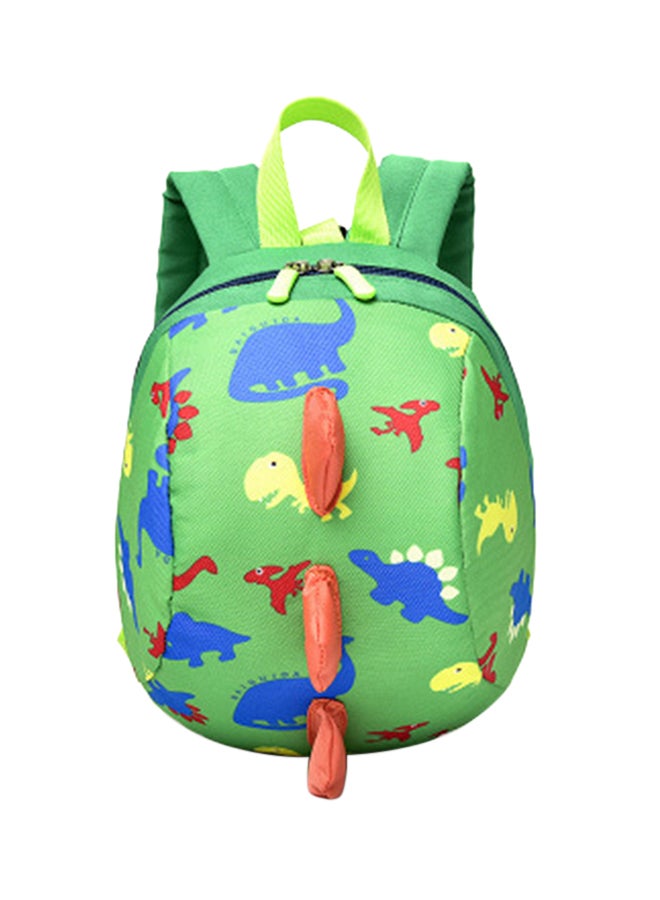 Little Printing Anti-Lost Dinosaur School Bag Green - Image 1