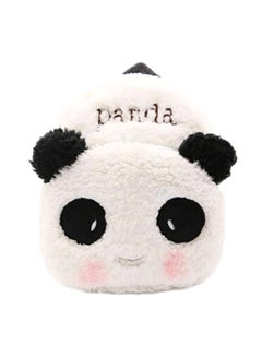 Generic Early Education Cartoon Plush Backpack White/Black  - Image 1