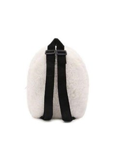Generic Early Education Cartoon Plush Backpack White/Black  - Image 2