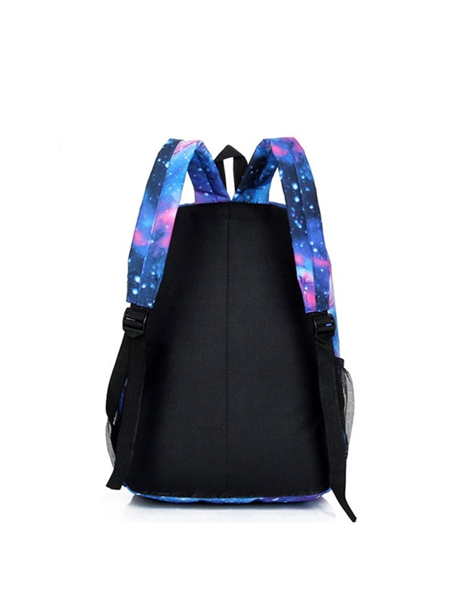 Bts Star Students Canvas Backpack Blue  - Image 2