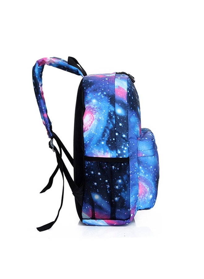 Bts Star Students Canvas Backpack Blue  - Image 3