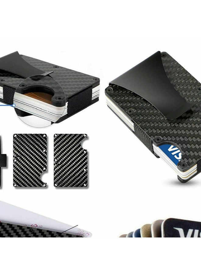 Ultra Slim Card Holder Wallet Black  - Image 4