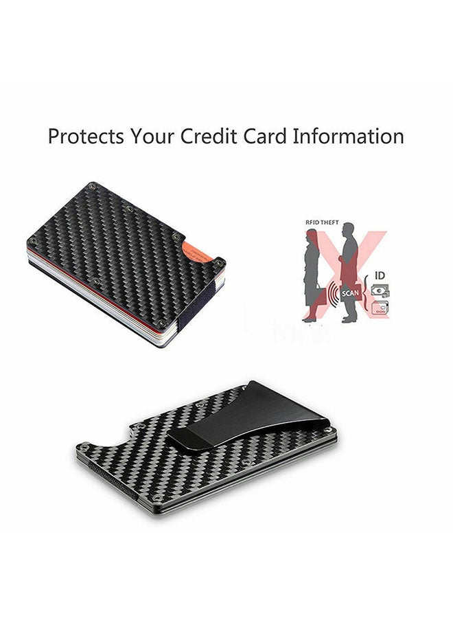 Ultra Slim Card Holder Wallet Black  - Image 3
