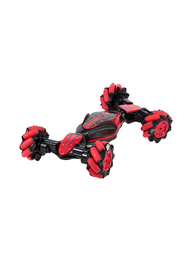 Rc Stunt All-Terrain Double-Sided Car Metal Red Color 4+ Years Remote Control - Image 1