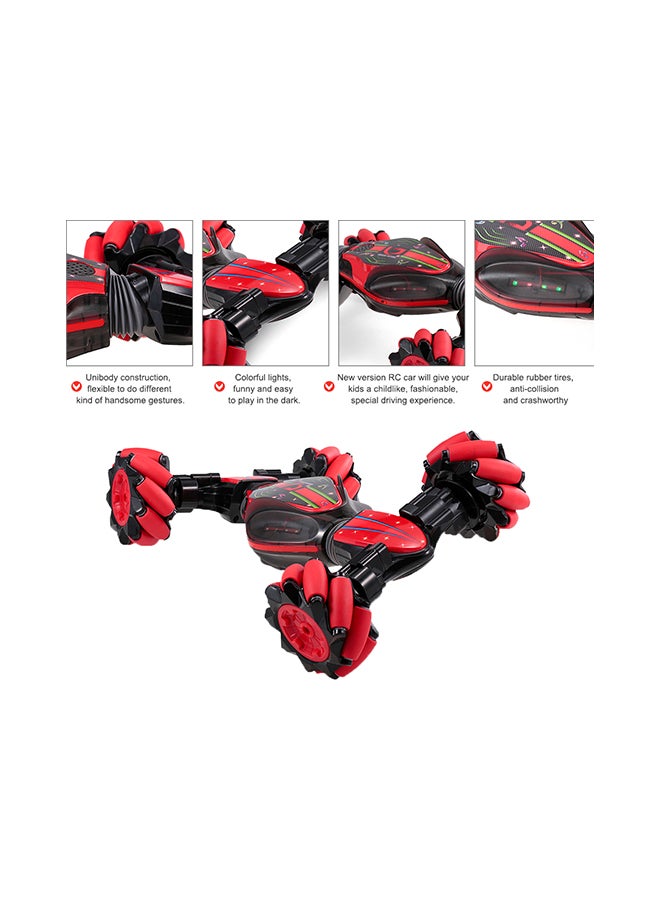 Rc Stunt All-Terrain Double-Sided Car Metal Red Color 4+ Years Remote Control - Image 5