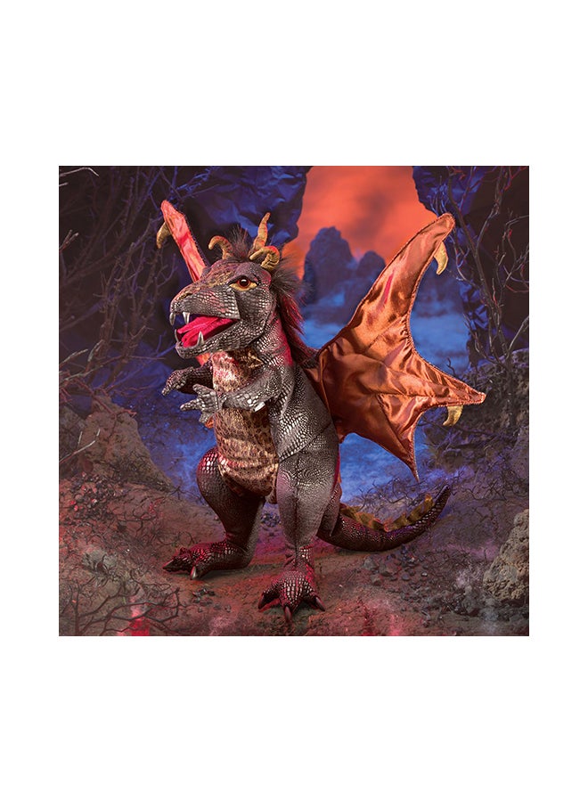 Folkmanis Dragon Plush Hand Puppet - Image 3