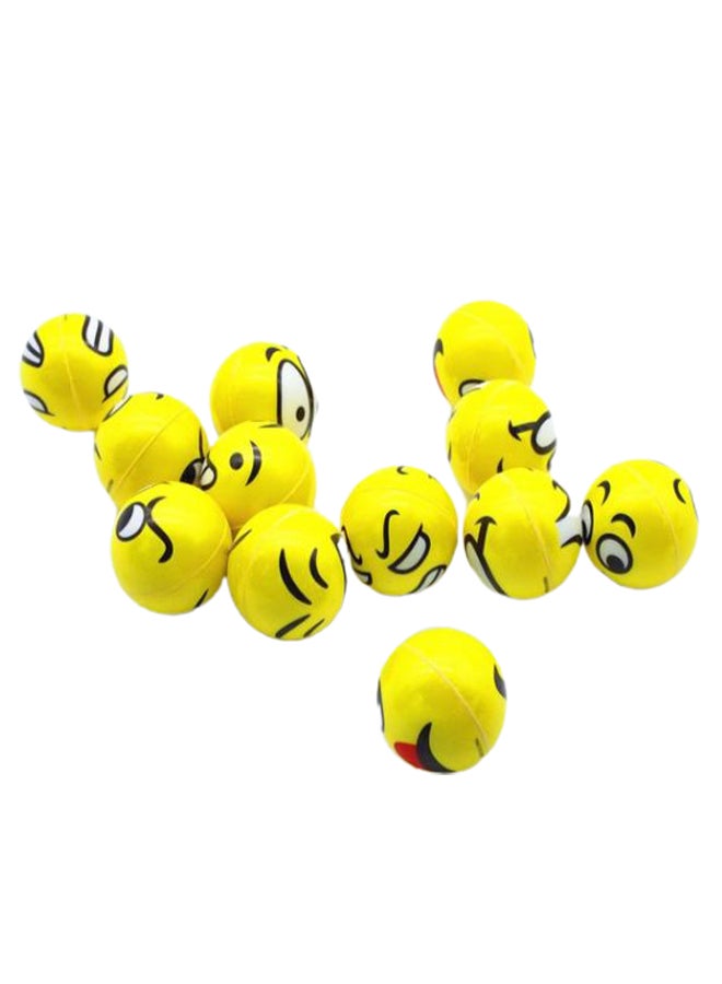 12-Piece Emoji Stress Reliever Balls Set - Image 1