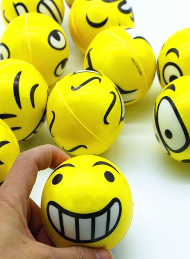 12-Piece Emoji Stress Reliever Balls Set - Image 2