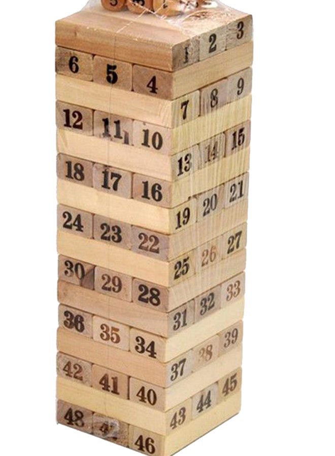 48 Large-Scale Digital Laminated Jenga Wooden Blocks  - Image 2