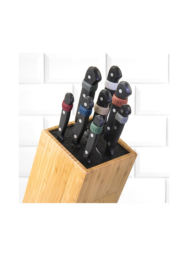 توفولو طقم ربطات للسكاكين من 8 قطع متعدد الألوان 10.1x10.1x10.1سم - Image 2