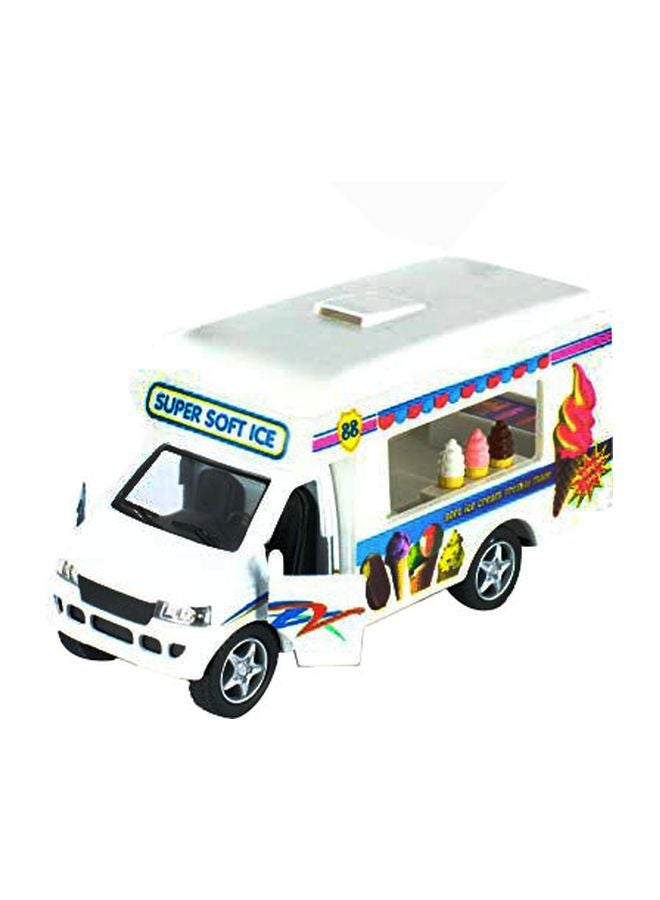 KinsFun Action Ice Cream Vending Truck White - Image 1