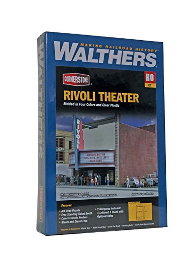 Walthers Cornerstone - Rivoli Theater Building Game 933-3771 - Image 1