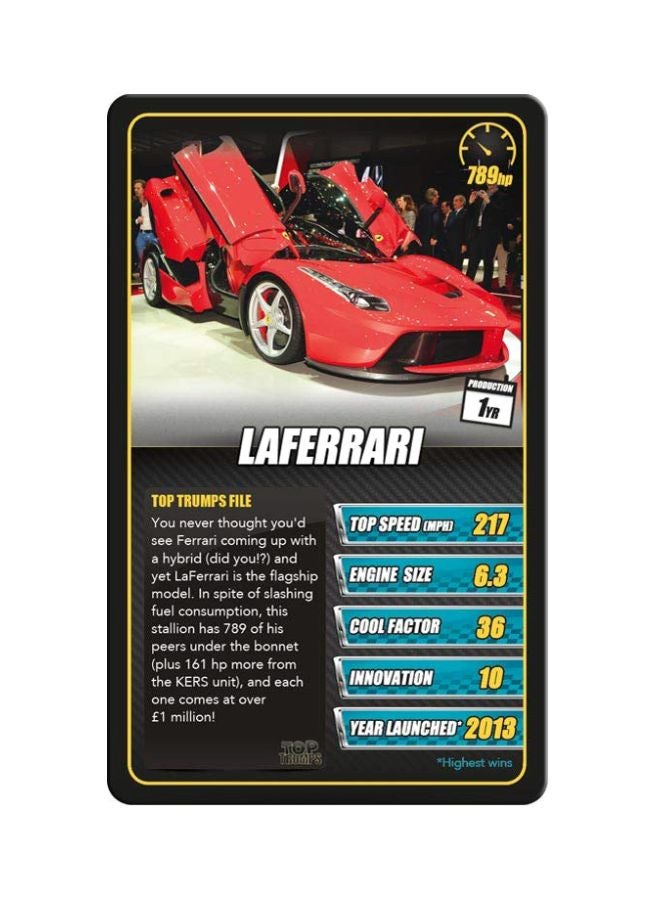 Top Trumps Sports Cars Card Game 1688  - Image 4