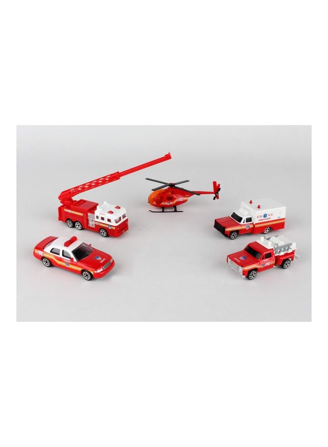 Daron 5-Piece Fundy Vehicle Gift Set RT8750 Red - Image 2