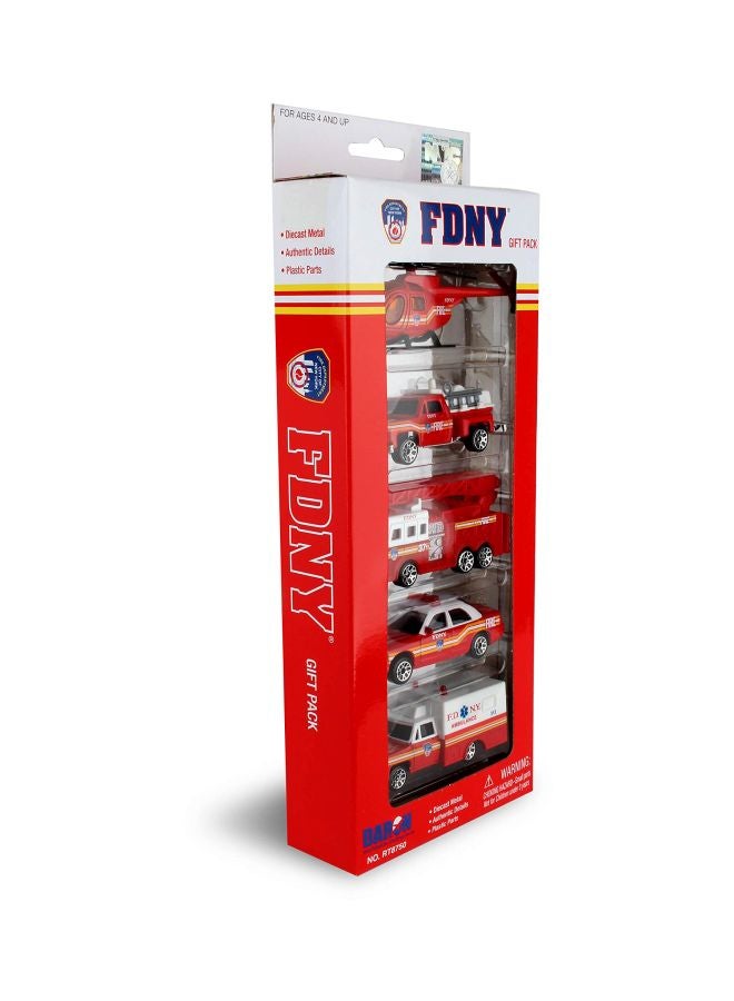 Daron 5-Piece Fundy Vehicle Gift Set RT8750 Red - Image 4