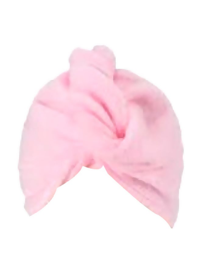 Microfiber Hair Wrap Bath Towel Pink One Size - Image 1
