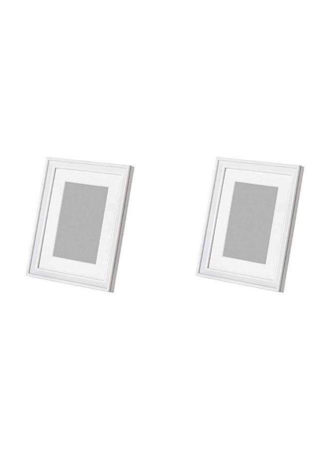 Ikea - 2-Piece Wooden Picture Frame White 8.5x6.5x2inch - Image 1