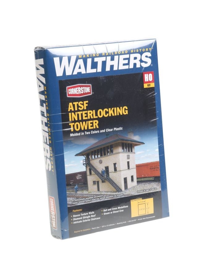 Walthers Cornerstone 933-2983 ATSF Interlocking Tower Building Set 933-2983 14+ Years - Image 2