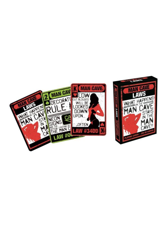 Aquarius Cave Laws Card Game 52217 