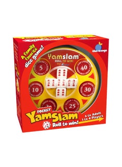 blue orange Yamslam Roll To Win Board Game  - Image 1
