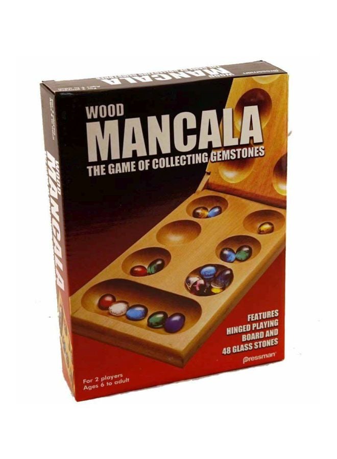 Pressman 49-Piece Wooden Mancala The Game Of Collecting Gemstones PRE442606  - Image 2