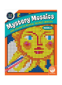 Mindware Mystery Mosaics Brains Teaser Colouring Book 74495  - Image 1
