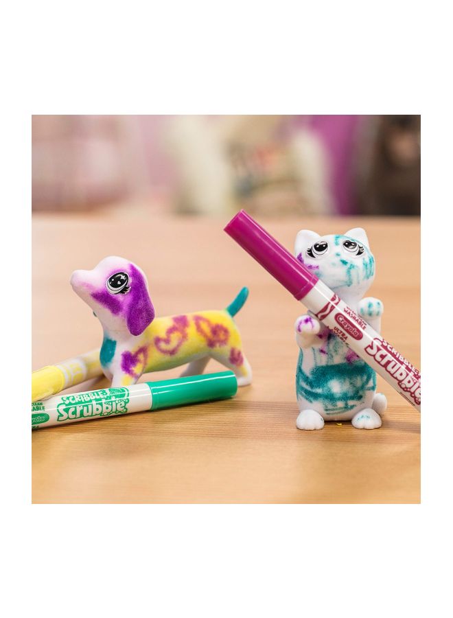 Crayola Pack Of 2 Scribble Scrubbie Pet Toys 74-7254 Multicolour - Image 4