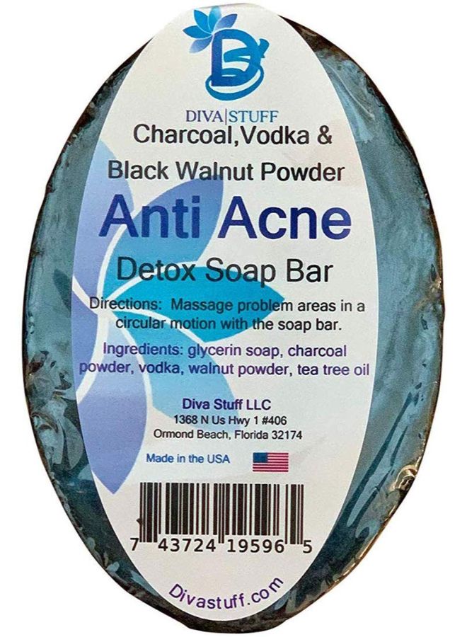 Diva Stuff Walnut Anti-Acne Face And Body Bar Soap - Image 2