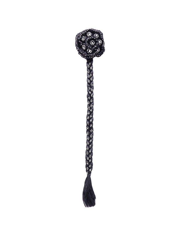 Honbon - Juda Wig Choti With Stone Work Black 25-27inch - Image 1